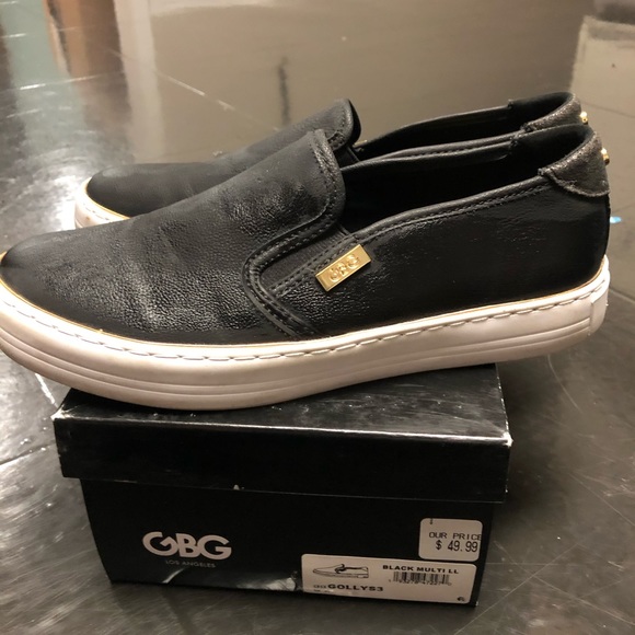 GBG BLACK SNEAKER/LOAFERS - Picture 1 of 4